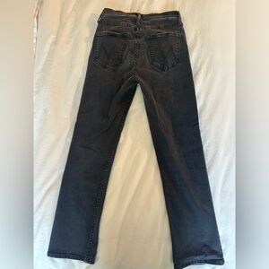 Black high-rise MOTHER jeans size 28